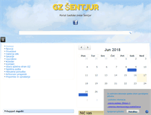 Tablet Screenshot of gz-sentjur.si